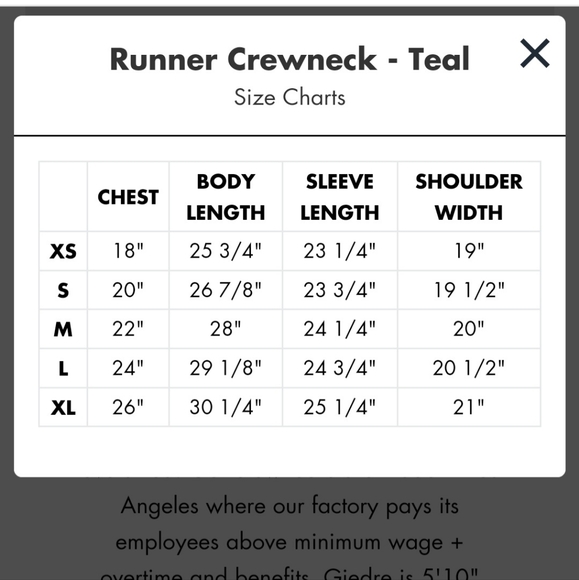 NWT Sporty & Rich Crewneck Sweater Ocean Blue Sz S - Picture 9 of 9